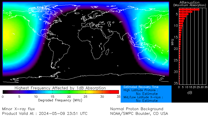 Minor R1 radio blackout in progress (≥M1 - current: M1.6) Follow live on spaceweather.live/l/flare