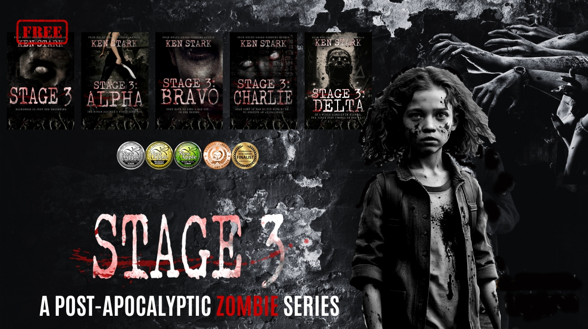 'Horror as it should be. Detail high, blood by the gallon, suspense at every turn.'

getbook.at/stage3series
All books are FREE on Kindle Unlimited

Also available in #audiobook
#Audible #apocalypse #ZPOC #Horror #freebook #FREE #kindleunlimited #BookBangs #zombie #zombies