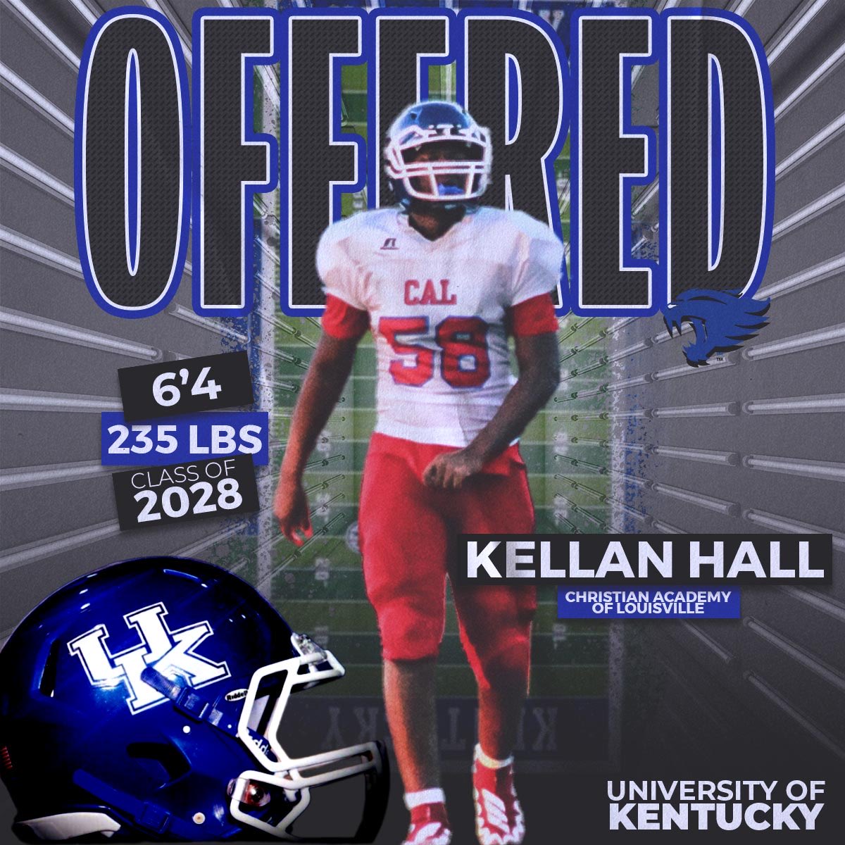 Kellan Hall (@kellanhbigdawg) on Twitter photo All glory to God! Blessed to receive my first offer from <a href="/UKFootball/">Kentucky Football</a> <a href="/vincemarrow/">CoachMarrow</a> <a href="/UKCoachStoops/">Mark Stoops</a> <a href="/THunterCantwell/">Hunter Cantwell</a> <a href="/Aspirationsgym/">C.Vaughn@Aspirations</a> <a href="/centurions_fb/">CAL Football</a> <a href="/alyxwhite_/">Alyx White</a> <a href="/NateInSports/">Nate Bryan</a> <a href="/kyhighs/">Jason Frakes</a> All glory to God! Blessed to receive my first offer from <a href="/UKFootball/">Kentucky Football</a> <a href="/vincemarrow/">CoachMarrow</a> <a href="/UKCoachStoops/">Mark Stoops</a> <a href="/THunterCantwell/">Hunter Cantwell</a> <a href="/Aspirationsgym/">C.Vaughn@Aspirations</a> <a href="/centurions_fb/">CAL Football</a> <a href="/alyxwhite_/">Alyx White</a> <a href="/NateInSports/">Nate Bryan</a> <a href="/kyhighs/">Jason Frakes</a>