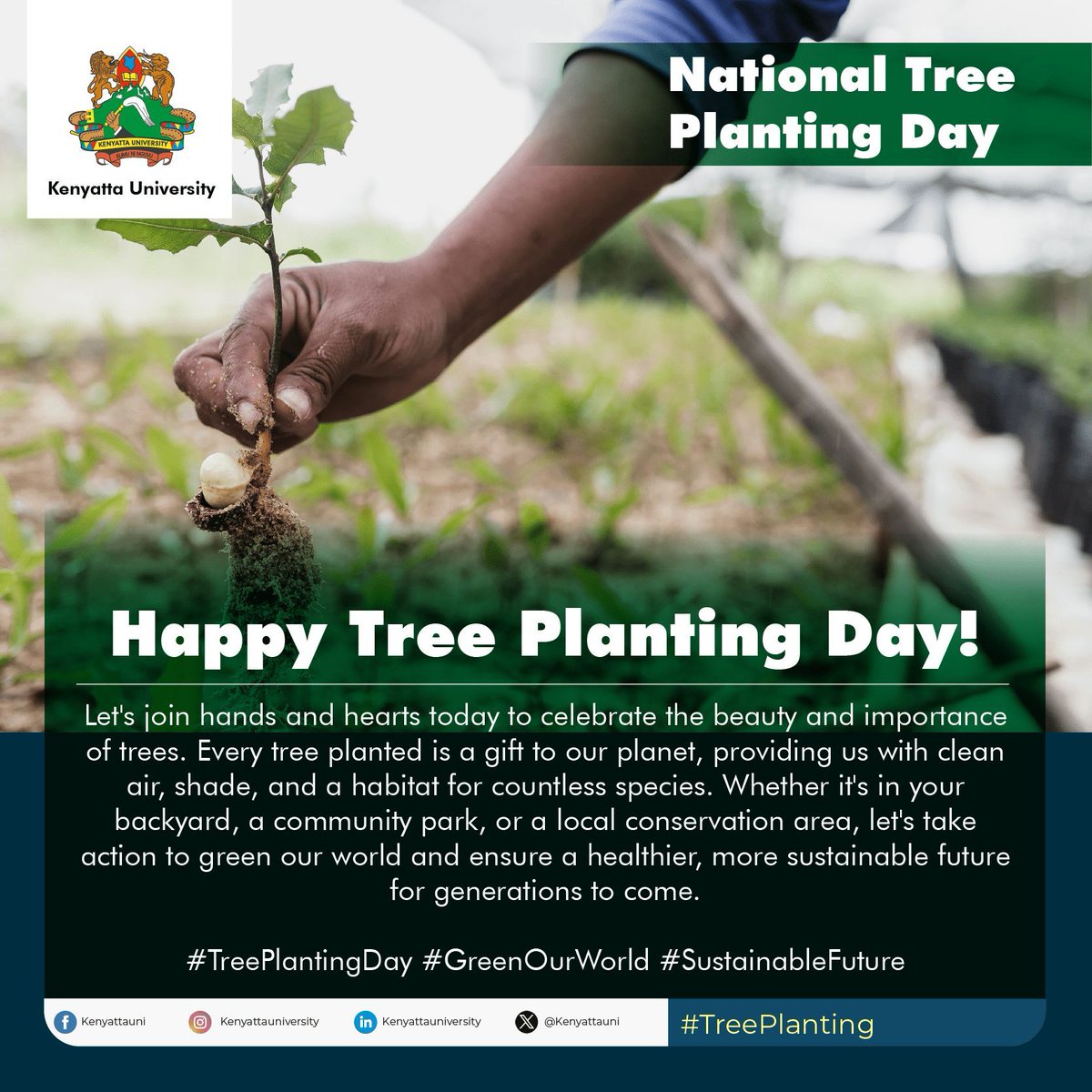 Happy Tree Planting Day! #TreePlantingDay #GreenOurWorld
