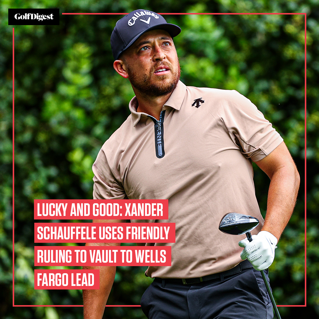 Everything was going Xander Schauffele's way today. 🎯

Full story: glfdig.st/z48z50RB151