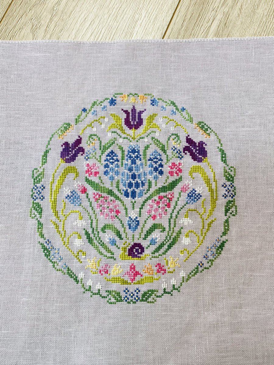 Owl Forest Embroidery
MUSCARi

#owlforest #owlforestembroidery
#クロスステッチ　#crossstitch
90