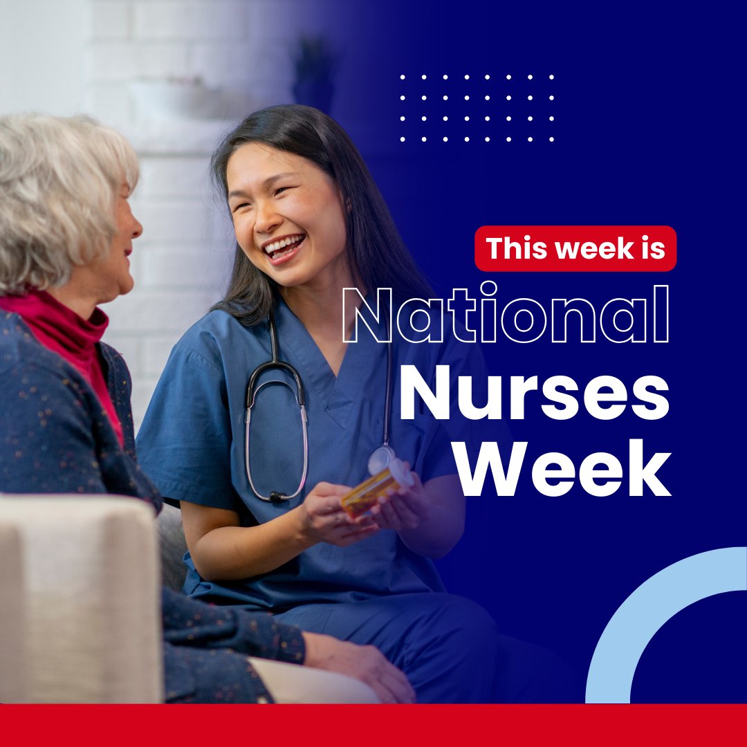 Celebrating the unsung heroes this National Nurses Week! 👨‍⚕️👩‍⚕️💙 From caring for older adults to supporting the Hispanic community, your never-ending efforts never go unnoticed. NHCOA thanks you for all you do to keep us healthy and safe. #NationalNursesWeek