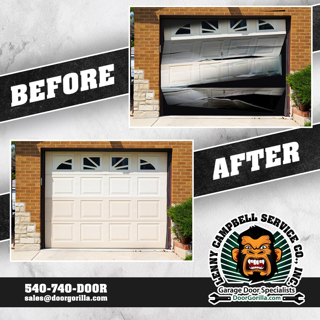 ➡️ Before and after our repair work on a commercial garage door. Quality work that speaks for itself. Don't let door troubles hold you back. 🚪✨

 📞Got a door that needs magic? Contact us now!

#TransformationTuesday #DoorGorilla #GarageDoorRepair #CommercialDoors #BeforeAfter