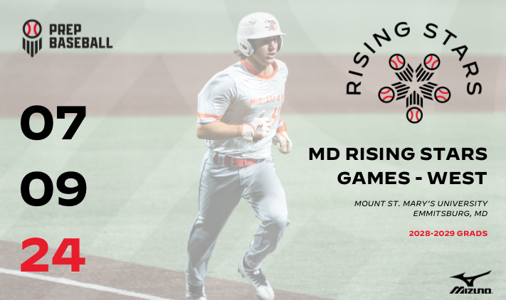 💎 MD Rising Stars - West 💎 New event is LIVE for 2028-2029 grads this summer 🗓️ Tuesday, July 9th 📍 Mount St. Mary's University ⭐ Junior Future Games Qualifier HUGE opportunity for the younger classes to #BeSeen across MD Register HERE 👇 loom.ly/jgxE8kU