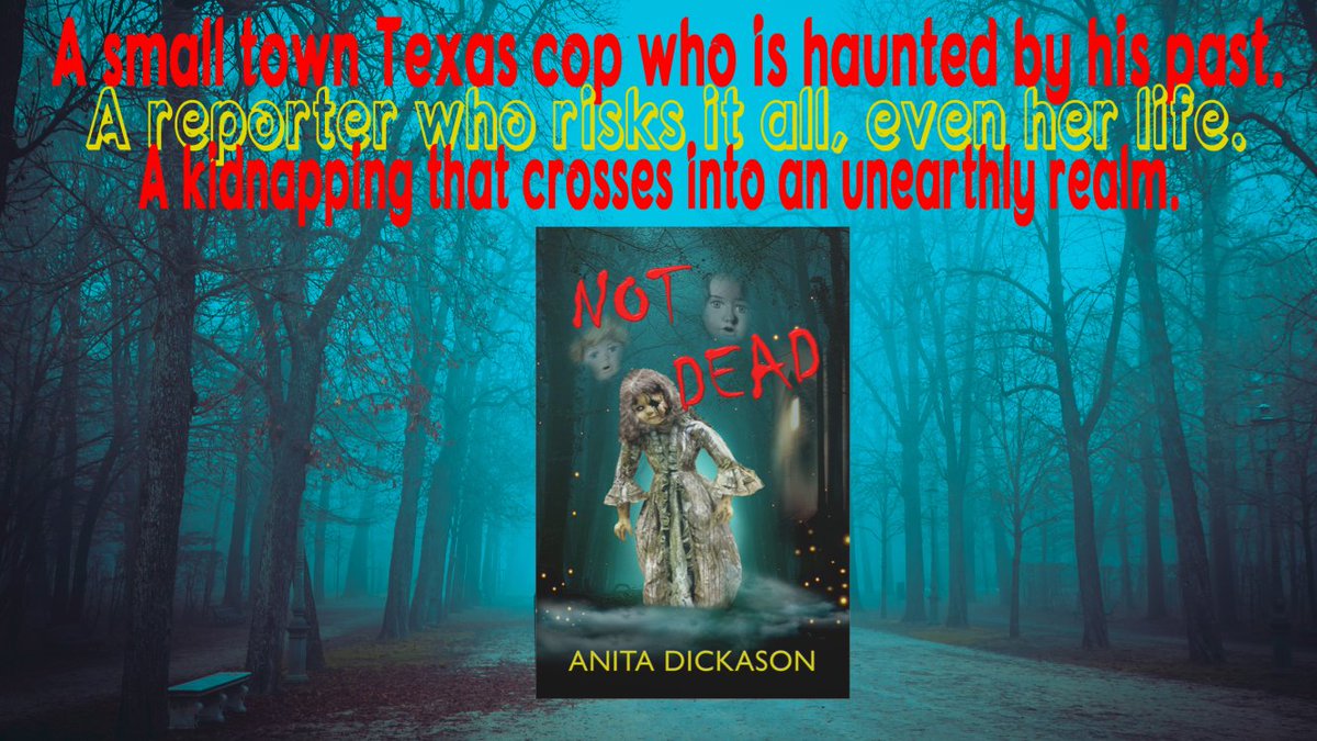 #RT @anita_dickason
NOT DEAD
“Couldn't Stop Reading”
amazon.com/Not-Dead-Anita…
#Mystery
#mustread
#bookbangs
#CrimeFiction
#paranormal
#supernatural
#thriller
#SupernaturalMysteries
#KidnappingThrillers
#ParanormalSuspense
#suspense