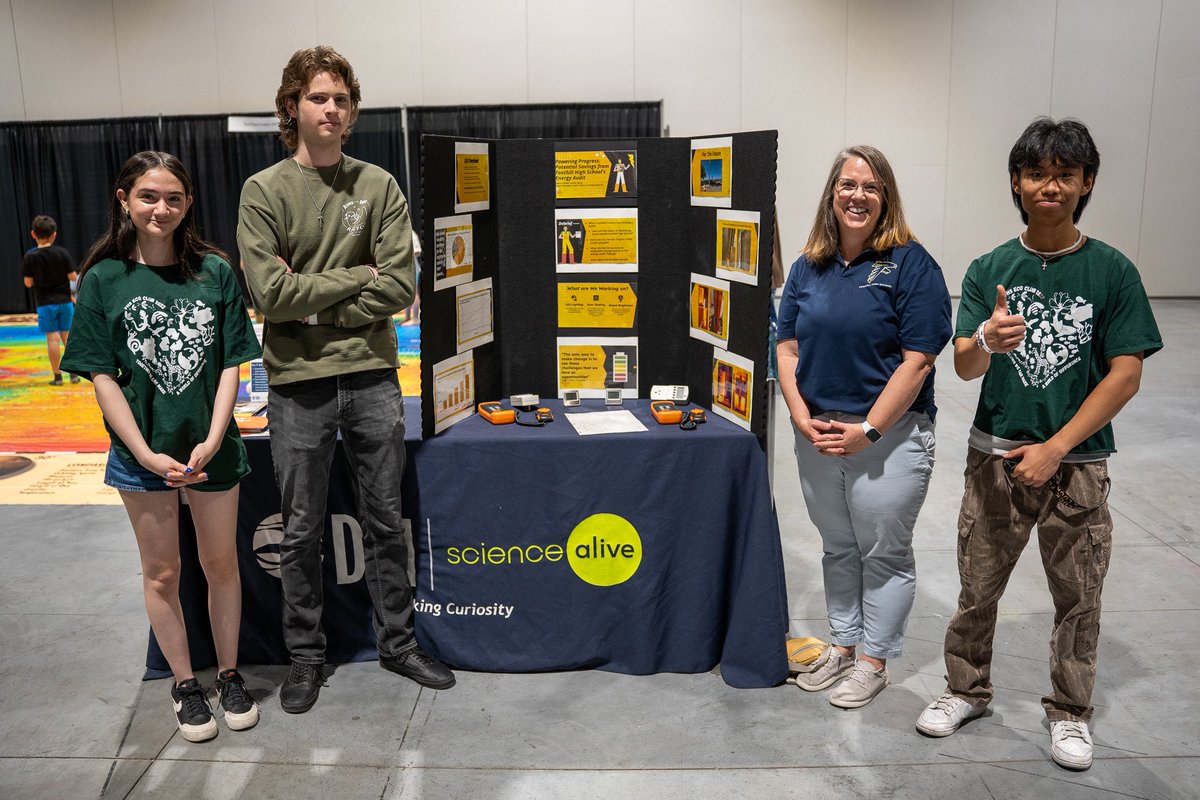 DRISTEMEdu's tweet photo. Congrats to Foothill HS Community Energy Ambassadors who found ways their school can save thousands through #EnergyConservation! @NVEnergy @SWGas @NVportrait
#CommunityLearningProject #NevadaPortrait #FutureofLearningNetwork #DurableSkills #LearnerPortrait #DiscoverDRI #DRIstem https://t.co/KvdbOtNgUz