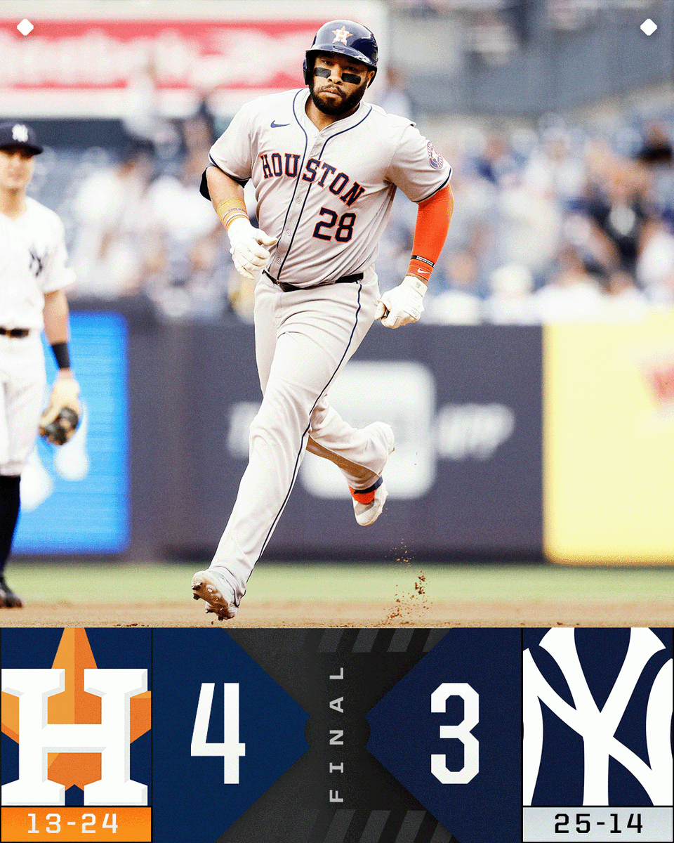 The @Astros pull out the W in The Bronx!