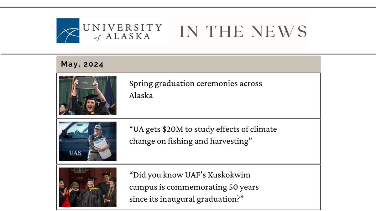 🗞️ UA in the news: The top headlines this month from across the state. Check out all the stories 👉 uaf.edu/email/uanews/2…