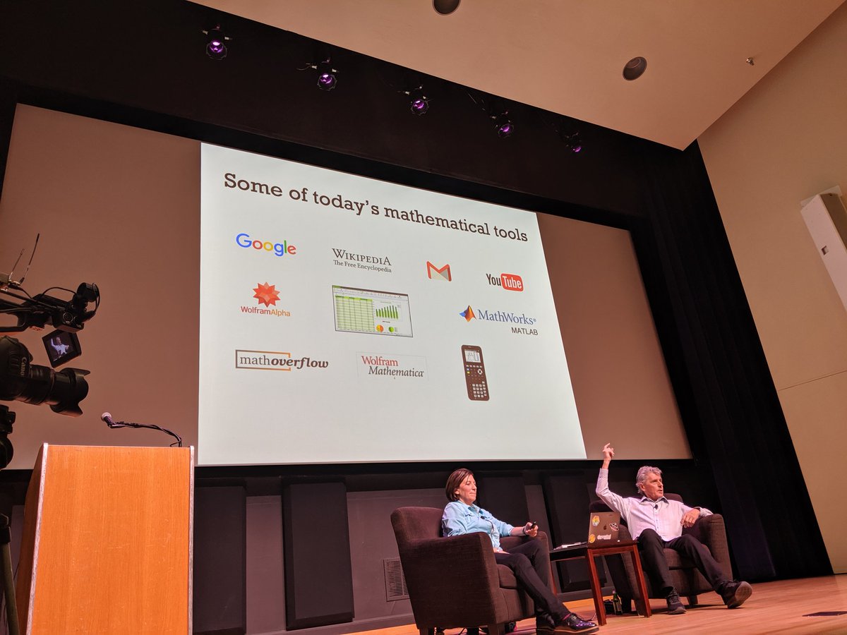 alicekeeler's tweet photo. "the most important tool is Google" for a mathematician
@profkeithdevlin
#GoogleEDU #youcubed
@youcubed https://t.co/rhE2PYFZ4h
