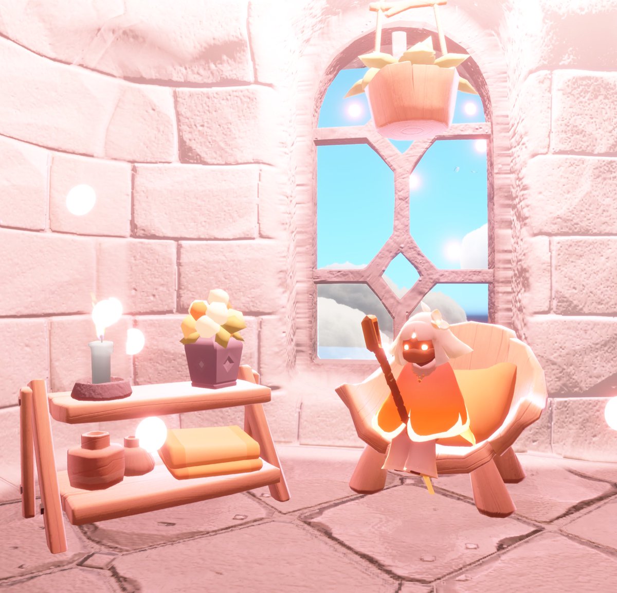 YurikaShoyo's tweet photo. Pink, Purple and hmmmm turquoise? #skycotl #thatgamesky #thatskygame https://t.co/1kBk4Mk3Vo