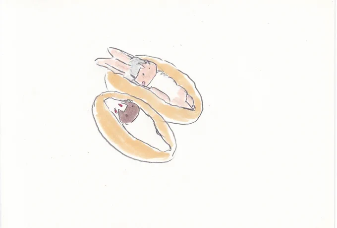 コッペパン。 #イラスト #メイドインアビス