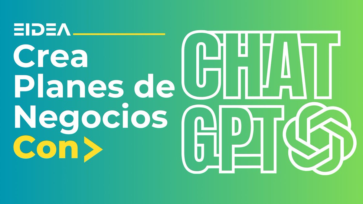 EideaSAS's tweet photo. Aprende a diseñar planes de negocios revolucionarios con ChatGPT. ¡Descubre estrategias que te colocarán a la vanguardia! ¿Listo para innovar? ¿Lo quieres? Sígueme, dale a "Me gusta" y comenta "PN"; te lo enviaré por DM. https://t.co/Z19OkqJF51