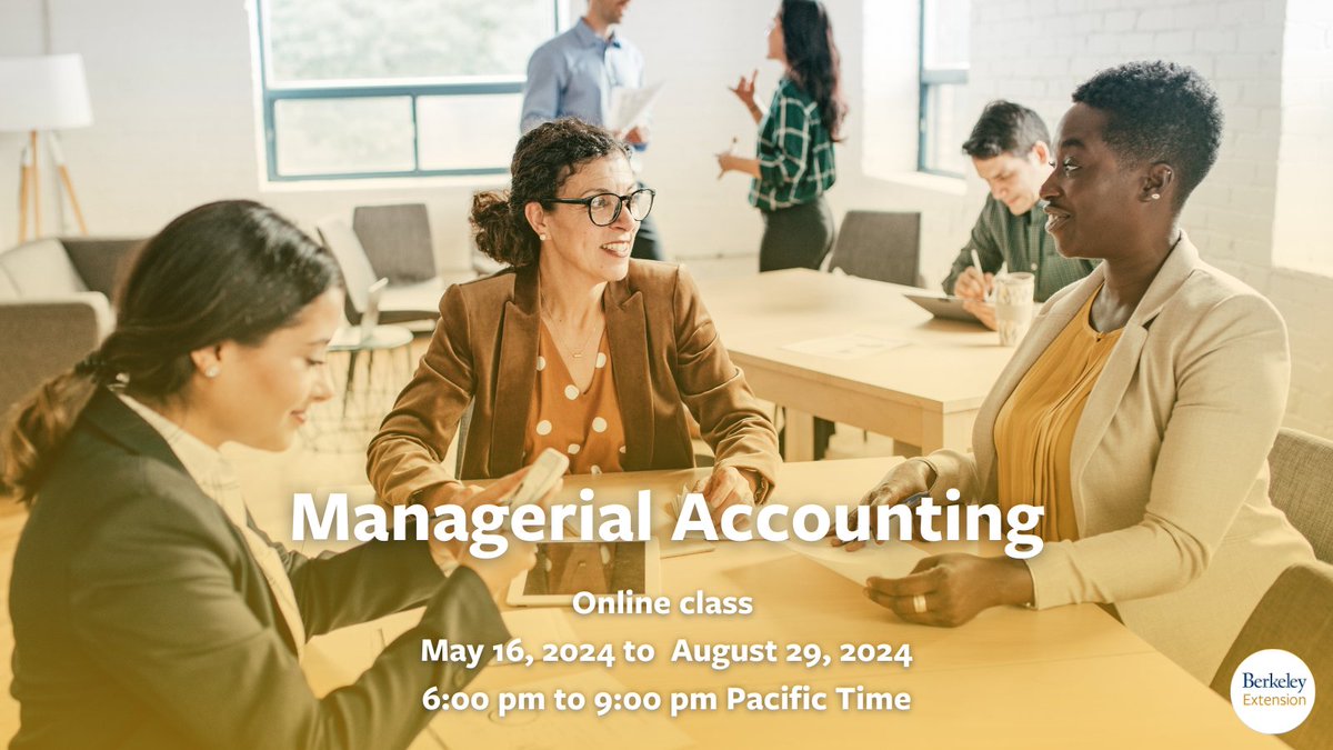 Managerial accounting focuses on providing financial information to help individuals inside an organization meet operational goals. You'll learn basic accounting concepts and how managers use data to make business decisions. Enroll ➡️ bit.ly/3WApqrT #ClassSpotlight
