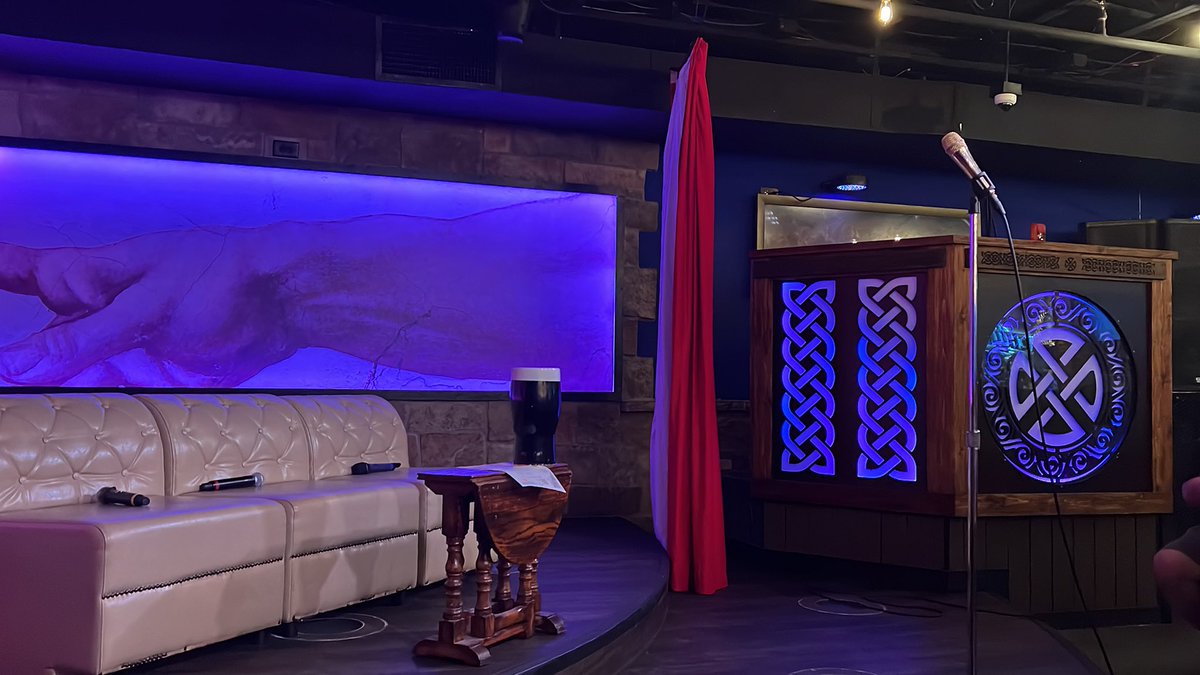 Front row seats to a comedy show. Reminiscent of what <a href="/MylesDyer/">Myles Dyer</a> had tweeted not too long ago.