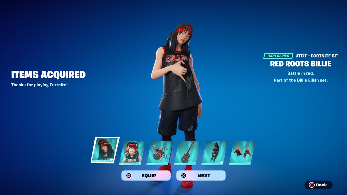 FortniteFNLK's tweet image. Fortnite Red Boots Billie Eilish Skin Giveaway

To Enter: 
❤️♻️ LIKE &amp;amp; RETWEET
📲 FOLLOW @ForkniteStatuss 
✅ COMMENT “DONE”

USE CODE ‘FNLK’ #ad