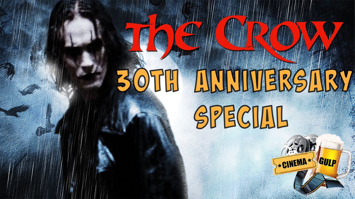 Celebrating the 30th anniversary of #TheCrow all week long!  Watch our retrospective and take a trip back to #1994 !  #BrandonLee #ErnieHudson ROCK!  #soundtrack @TheCrow_Movie @RMBee @Nerdrotics @ClobberinJ 

youtu.be/Jv6BPdRgD6o