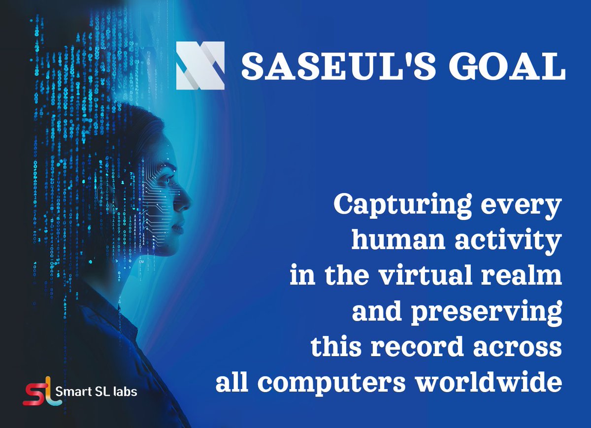 SmartSLlabs's tweet photo. Capturing every human activity in the virtual realm and preserving this record across all computers worldwide is the vision of the Universal Computer, which SASEUL aims to achieve.
https://t.co/pJUKMoLW8I

#SASEULcoin #blockchain #SmartSLlabs #Kcoin #SASEUL #Slcoin #CryptoNews https://t.co/t7wnr3WWQY