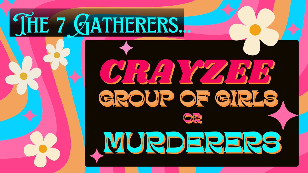 The Seven Gatherers: A group of girls or are they murderers youtube.com/live/ZaZTHyUOq… via @YouTube #TRUECRIME #JasonMow is a Gatherer #melanieGibb is a liar and #7Gatherers is the work of Jason Mow and I offer receipts!!! #TrueCrimePodcast #ChadDaybell #LoriVallow #ZulemaPastenes