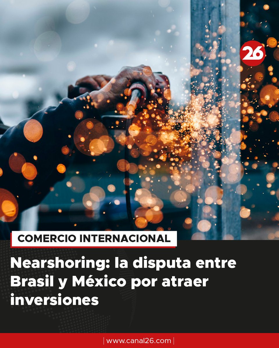 🇲🇽 COMERCIO INTERNACIONAL 🇧🇷 👉 Las inversiones y las empresas se acercan más que nunca a América Latina, con México y Brasil a la cabeza, gracias al nearshoring. Este fenómeno está relacionado al comercio internacional que lleva a las empresas manufactureras a deslocalizarse…
