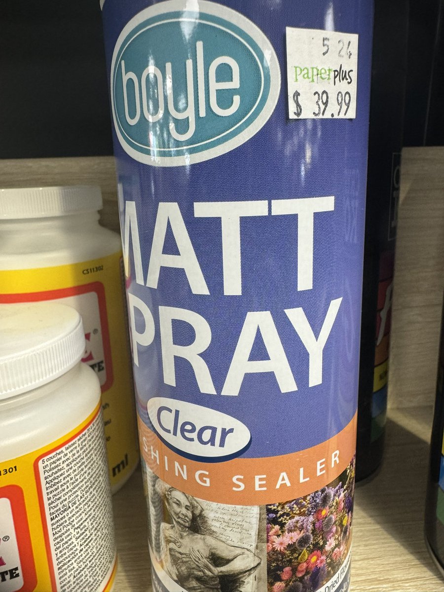 Just went to Paper Plus to buy charcoal drawing sealer. Supermarkets aren’t the only ones  #PriceGouging 

Look at the price!

#scamsociety