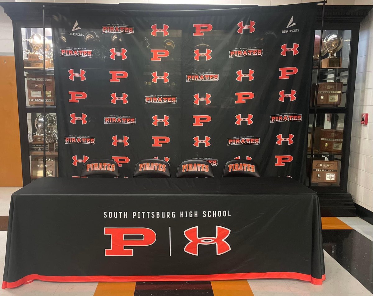 The stage is set again for another big announcement tomorrow. Class of 2024 @BurnetteKelstin will be announcing her college choice and signing a volleyball scholarship. She will be the 6th Class of 2024 Pirate to sign her NLI as a student athlete. Kelstin was a three sport