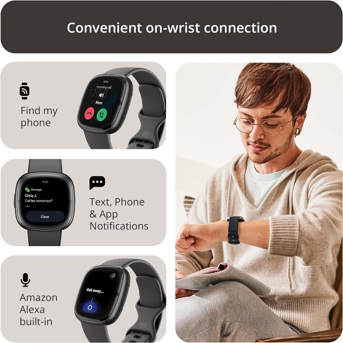 🏃‍♂️ Elevate your wellness with the Fitbit Sense 2 Smartwatch! Tools to manage stress, sleep, heart rate, & more with built-in GPS.
🌈 Color: Shadow Grey/Graphite
🌟 4.2/5 stars
💰 Just $199.95 (33% off, was $299.95)
🔗 amzn.to/4bnyMM4
#Growingapex #FitnessTech