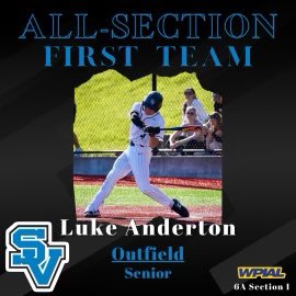 Congratulations Mike DelDuca, Creed Erdos, and Luke Anderton on being named WPIAL 6A Section 1 FirstTeam All-Section.