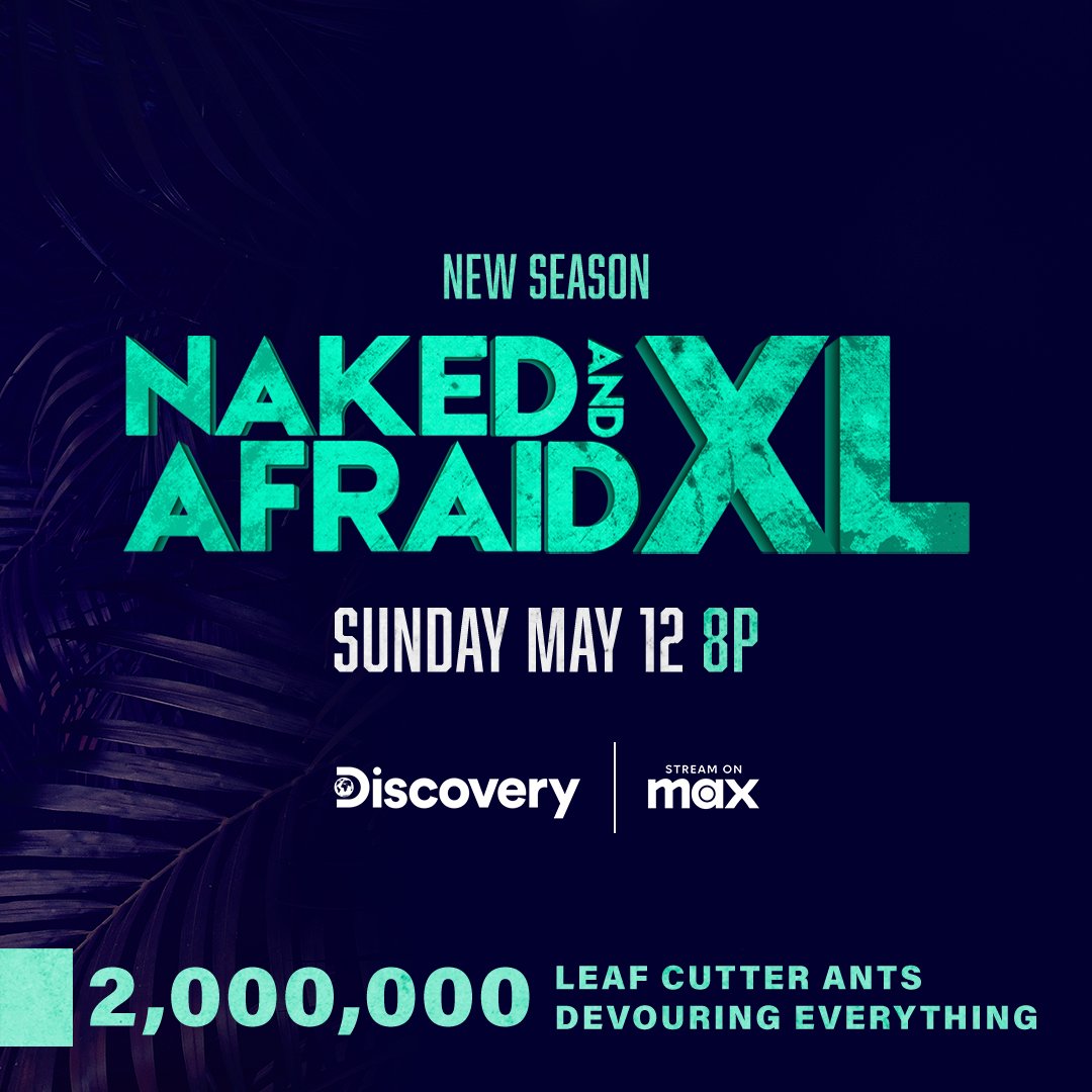 laying it all on the line 🤲 New season of #NakedandAfraid XL Sun May 12 8p on @Discovery
