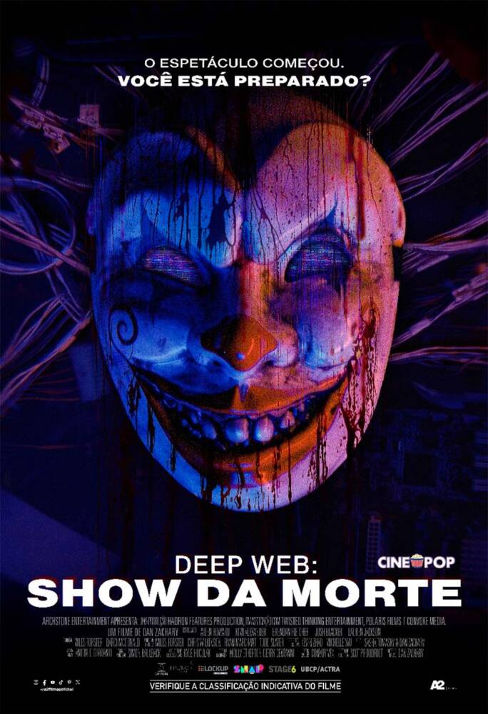 Mais um pôster de Deep Web: O Show da Morte

Estreia 11 de julho nos cinemas

#DeepWeb #DeepWebOShowDaMorte #A2Films