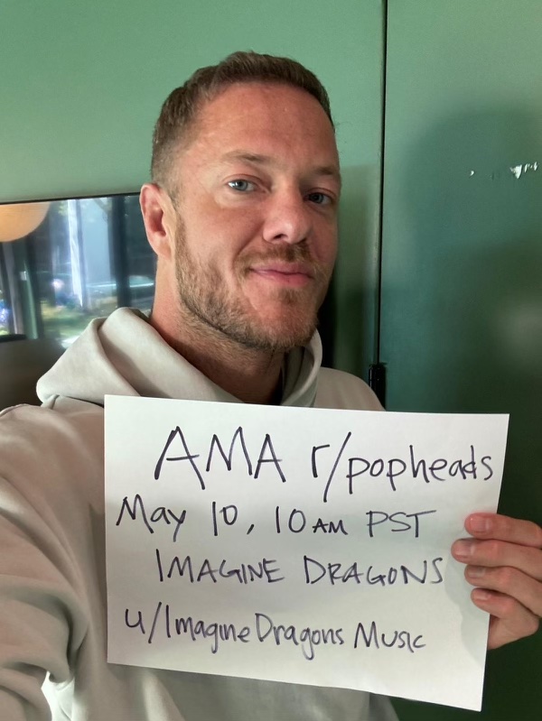 we are hosting an AMA in r/popheads at 10am pst tomorrow to answer your questions about our upcoming LOOM album, tour, and anything else you want to know. see you there @popheads @Reddit