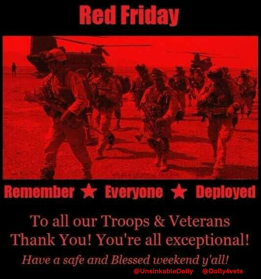 🔴RED Friday Trains Dolly4Vets #DD214🔴 Remembering Our Brothers & Sisters Deployed Please RT and FB each other Vets #9 @realDonaldTrump ⭐️ @GenFlynn ⭐️ @t3m5r @talamade4 @talltidefan @ted3rd @TerryWRobertson @Teufelhund73 @Th14278048David…