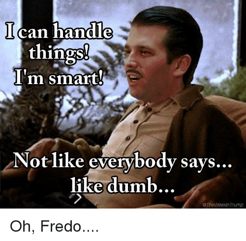 @DonaldJTrumpJr Cocaine makes you delusional, Fredo.
#TrumpCrimeFamilyForPrison