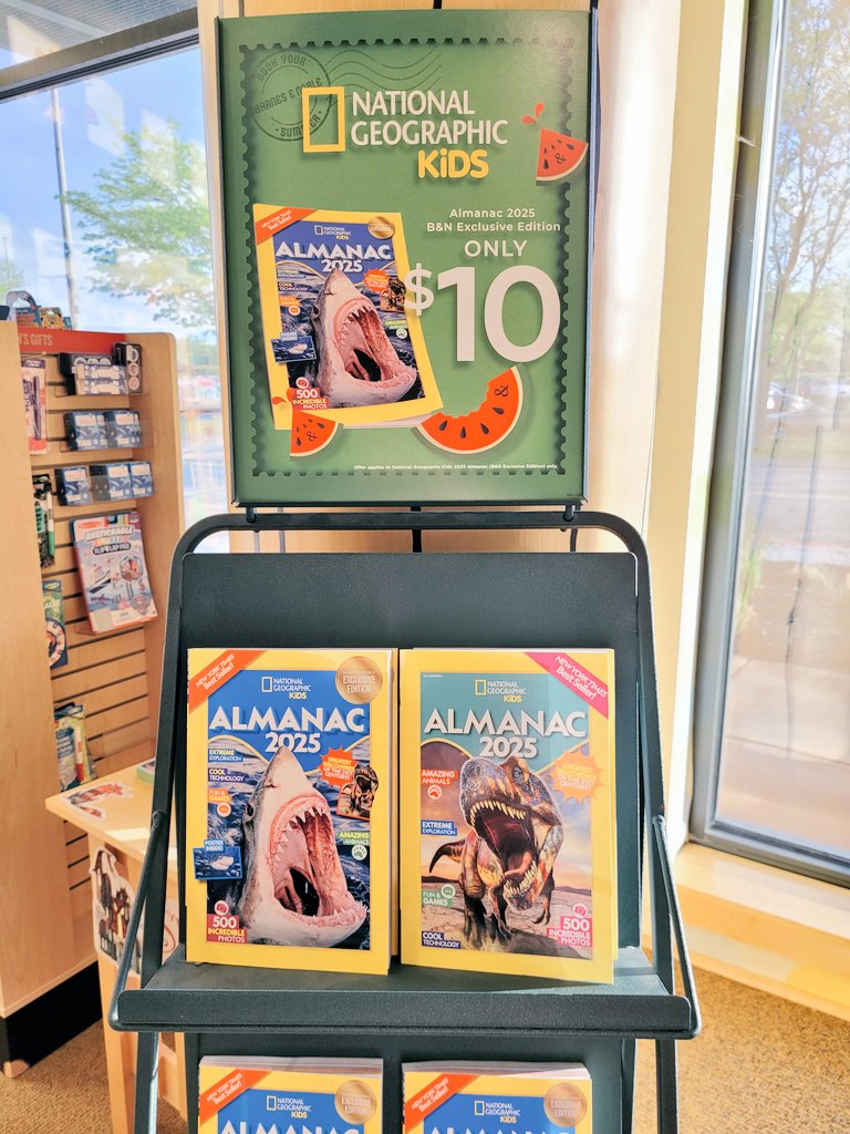 Update your almanac for only $10! We even have our own special edition, exclusive to Barnes and Noble.

#bnbuzz #natgeokids