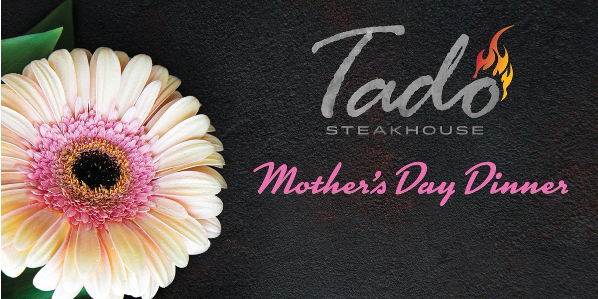 Treat mom to dinner at Tado Steakhouse this #MothersDay! Indulge in a three-course meal featuring a bitter greens salad, mushroom and asparagus ravioli, Amish chicken, finished with a chocolate cannoli and lemon sorbet. Make your reservation today at ticasino.com. 🌸