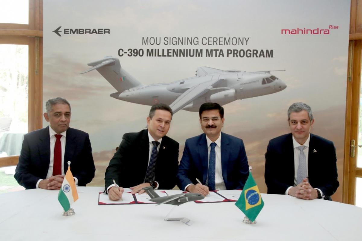 Contrato com Índia pode mudar C-390 de patamar, aposta Embraer
#Embraer #Mahindra #India #embr3 #MakeInIndia #C390 #Millennium
bityl.co/Pno7