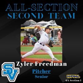 Congratulations Nick Parrotto and Zyler Freedman on being named WPIAL 6A Section 1 Second Team All-Section.