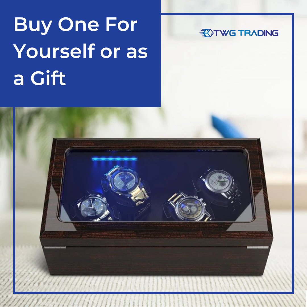 Treat yourself or someone special with the perfect gift! 

#SelfLove #GiftIdeas #WatchWinder #AutomaticWatches #LuxuryWatches #WatchCollector #WatchEnthusiast #WatchAccessories   #TWGTrading #WatchMaintenance #WatchConnoisseur