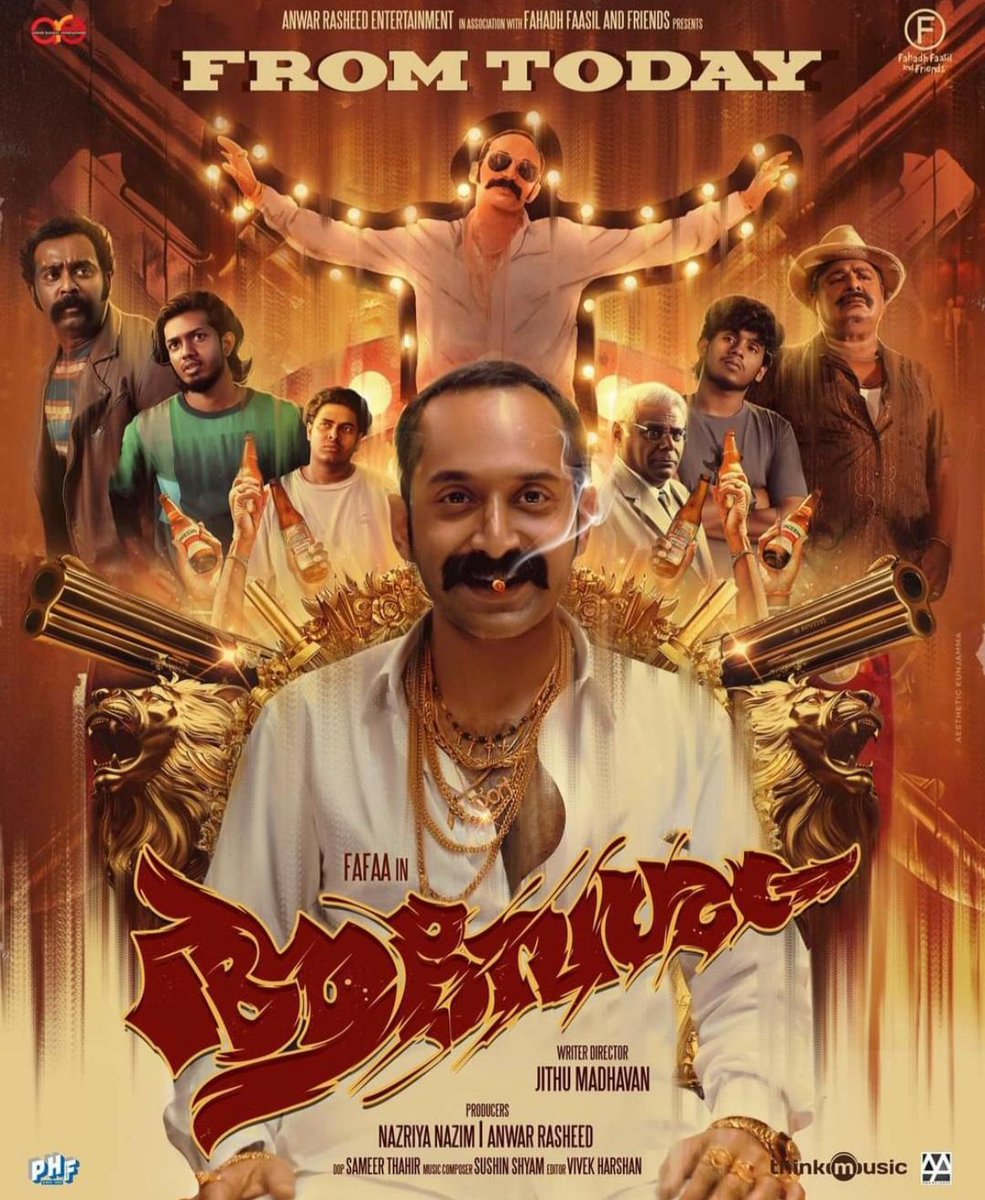 No 61 #Aavesham (2024) OTT @PrimeVideo “AAVESHAM' is an amazing comedy-action film, just like 'Romancham.' The director once again shines with his comedy skills. The movie works really well, especially with actor FAFA's character, Ranga, who plays a crazy thug. His…