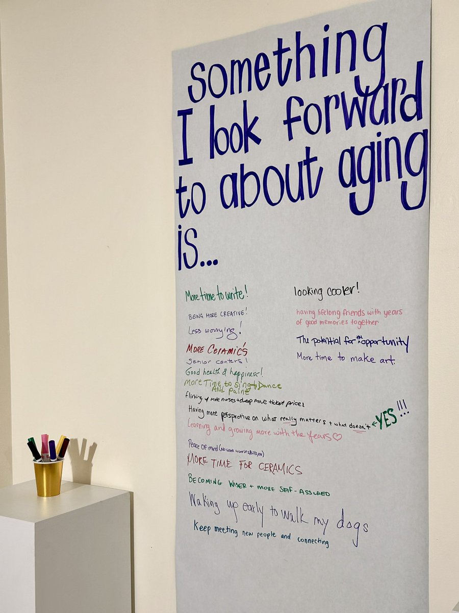 What do you look forward to about aging? #AGS24
(On exhibit at @MannyCantorNYC)