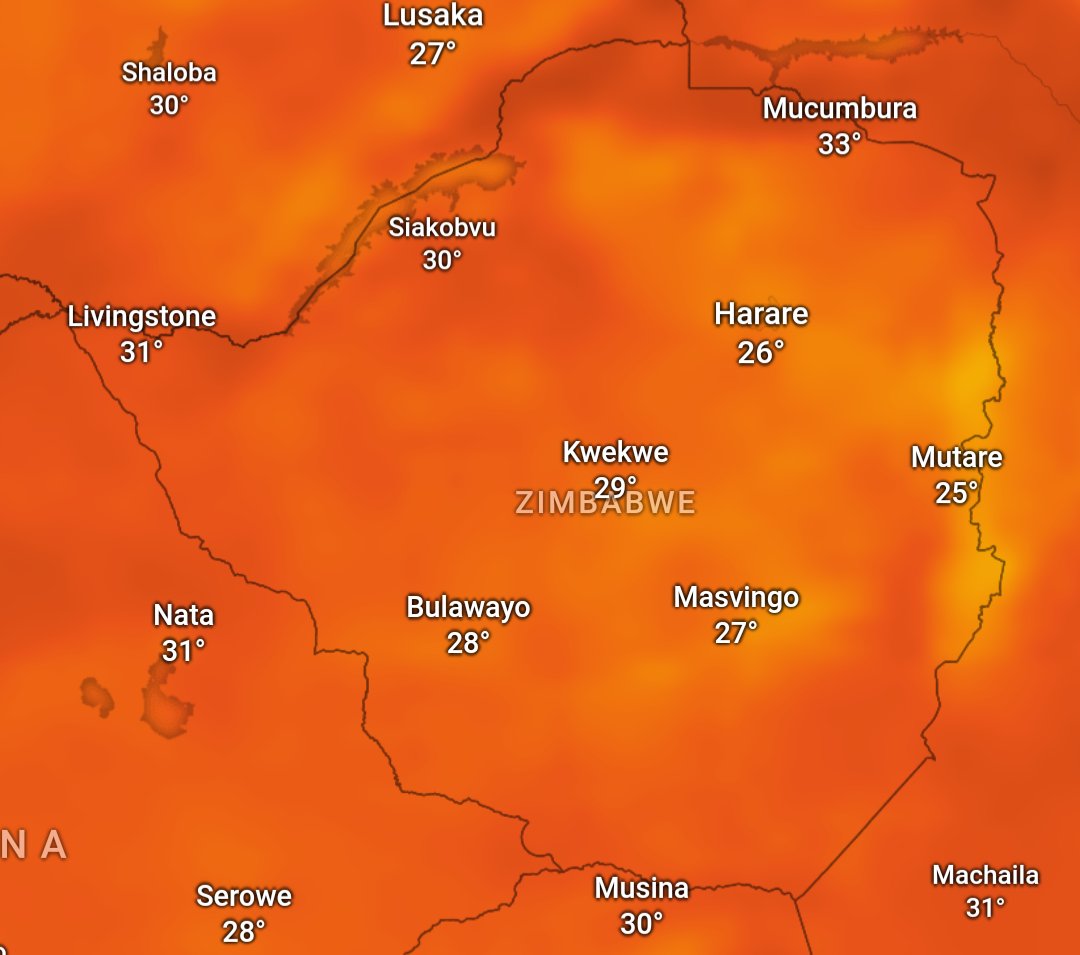 Clear and moderate conditions expected across Zimbabwe on Friday. ☀️ 🇿🇼
