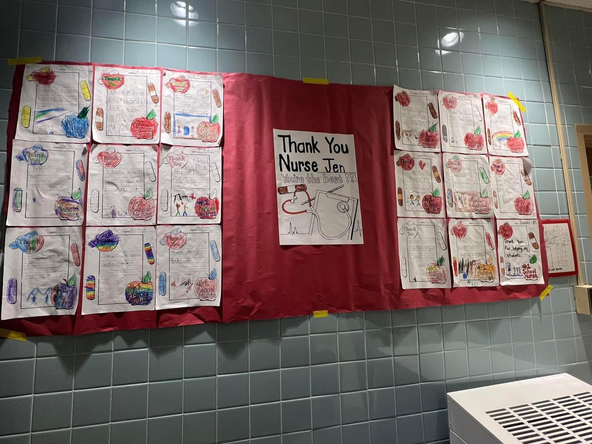 We love our school nurse! Thank you Nurse Jen 🩹❤️! <a href="/MarsEstatesBCPS/">MarsEstates_BCPS</a>