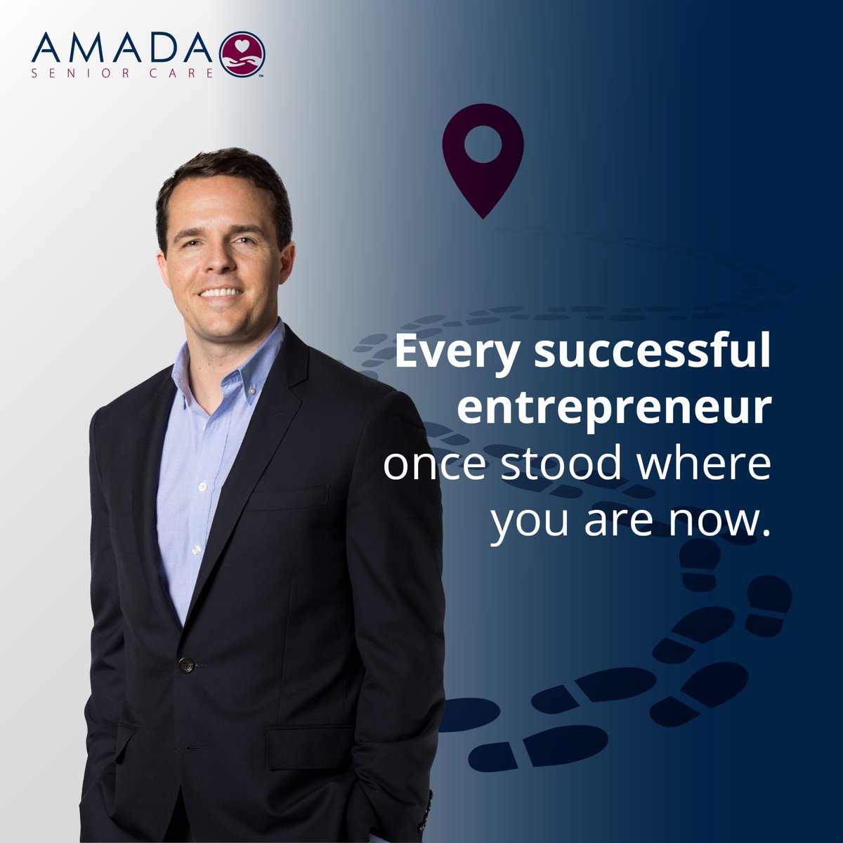 Saying yes to your dreams, especially those uncharted paths, takes real courage. Every successful entrepreneur started where you are now. Believe in your potential and go for it! 💪✨ 

#BelieveInYourself #AmadaSeniorCare #Amada