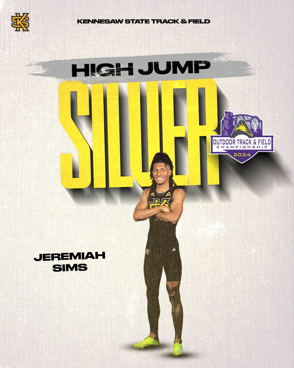 A silver medal in the men's high jump!

Jeremiah Sims finishes second with a mark of 1.97m (6'5.')

#HootyHoo | #ThinkBigger