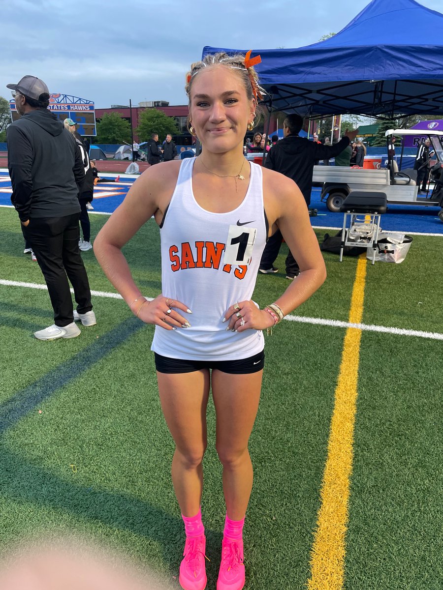 STCE_CC's tweet photo. IHSA Sectional: 800m

Congrats to Sectional Champion and State Qualifier Marley Andelman!!! Nikki Mayer PRs and just misses state but is All Sectional!!! 

@STCEathletics @STCEBoosters https://t.co/XHdhhjeeh3