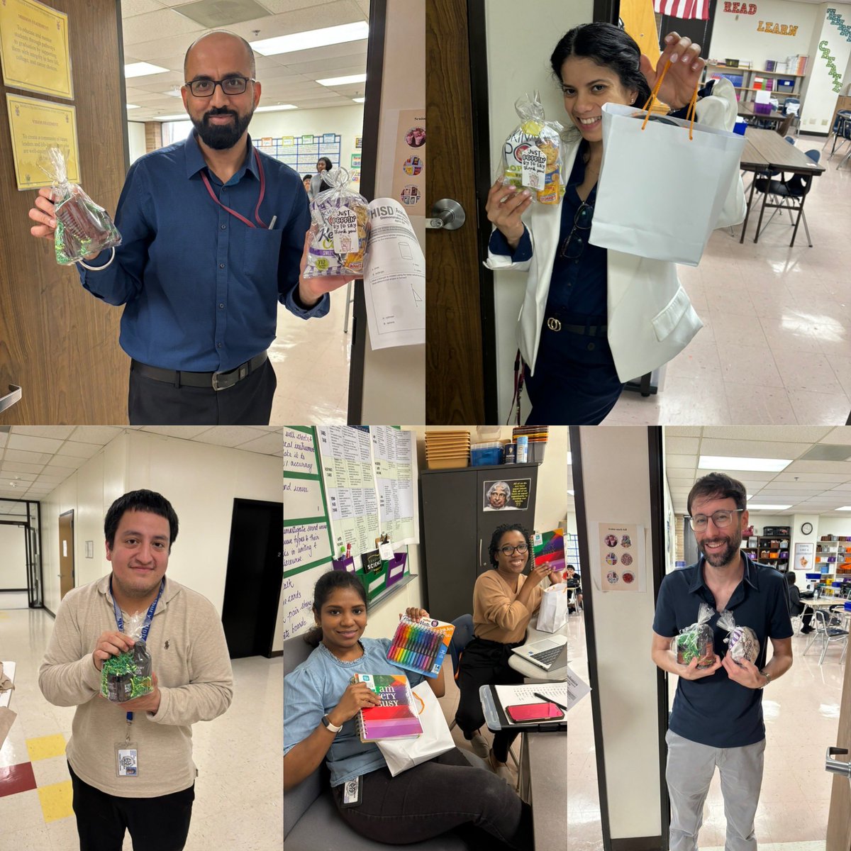 Thank you <a href="/raisingcanes/">Raising Cane's</a> generous donation of lunches to our hardworking teachers. The smiles on our teachers' faces as they enjoyed their meals served as a reminder of the positive impact your generosity has on our school community. @TeamHISD <a href="/HoustonISD/">Houston ISD</a> #TeacherAppreciation