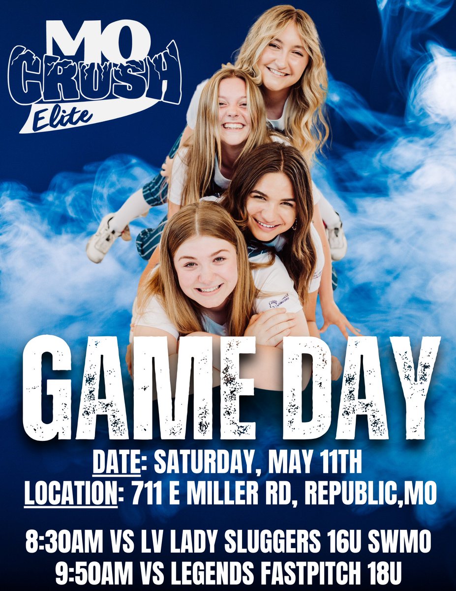 It's going to be a beautiful day to play ball!!!!!