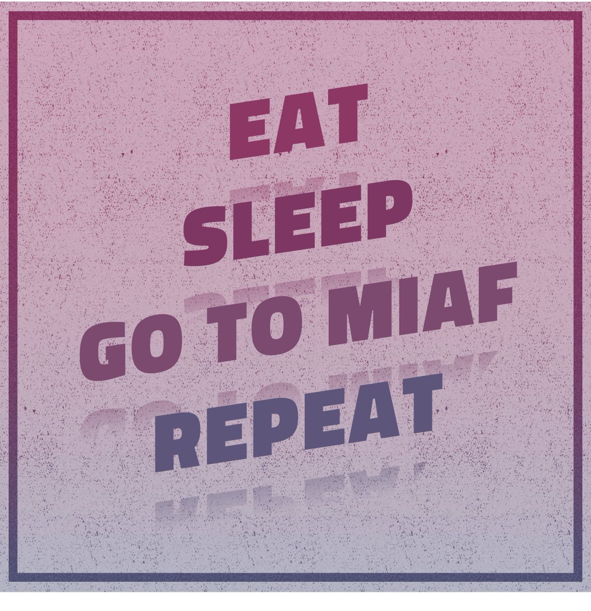 We caught a serious case of 'animation fever' at MIAF! 😂

🎬We're halfway through MIAF and living by the motto: eat, sleep, go to MIAF, repeat!
Who needs anything else in life when you've got animation magic on repeat?
miaf.net

#MIAF2024 #MIAF #AnimatedArt