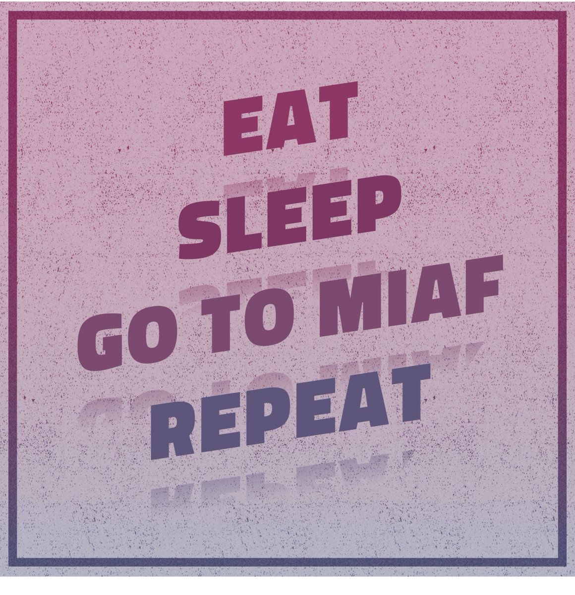 We caught a serious case of "animation fever" at MIAF! 😂

🎬We're halfway through MIAF and living by the motto: eat, sleep, go to MIAF, repeat!
Who needs anything else in life when you've got animation magic on repeat?
miaf.net

#MIAF2024 #MIAF #AnimatedArt