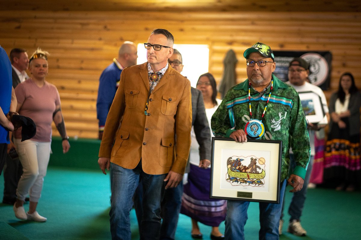 Thank you to Chief Wayne Smith & Council for a momentous day in Naicatchewenin First Nation.   The Treaty Day celebrations were an opportunity to come together in honour and remembrance of those that couldn't be with us to see their longstanding efforts come to fruition.